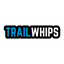 TrailWhips Bubble Rectangle Sticker - Black Background